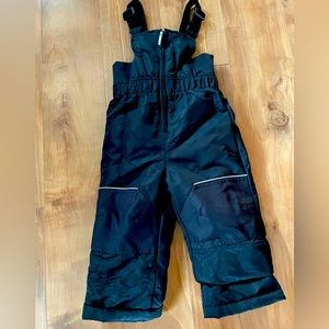 2T Black Snow Pants/bibs